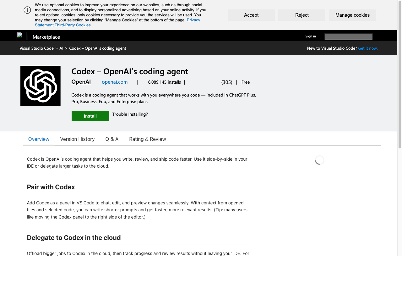 Codex IDE 扩展